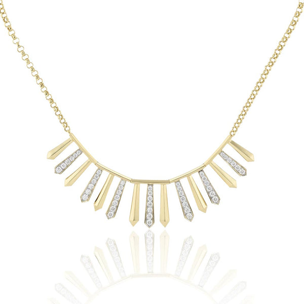 Aura Feathered Necklace - 1